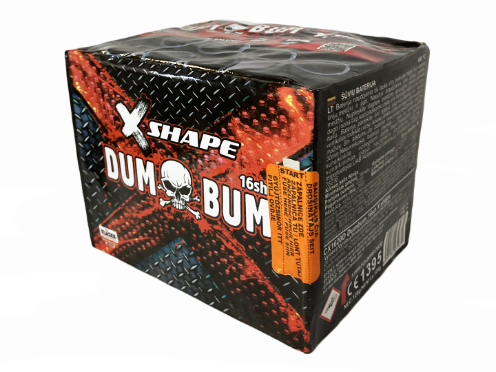 Dum Bum X shape 16 ran / 20mm