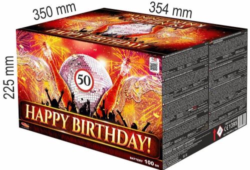 Vše nejlepší k narozeninám 100 ran / 30mm